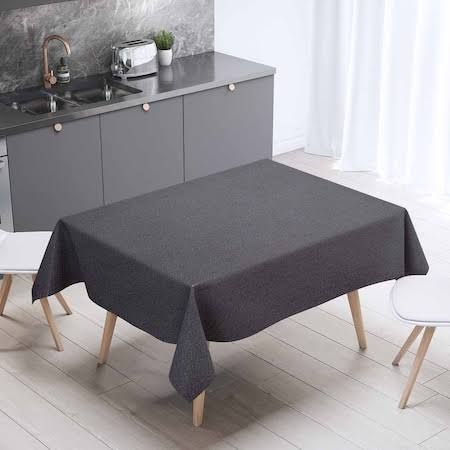 siyah mutfak masa örtüsü
