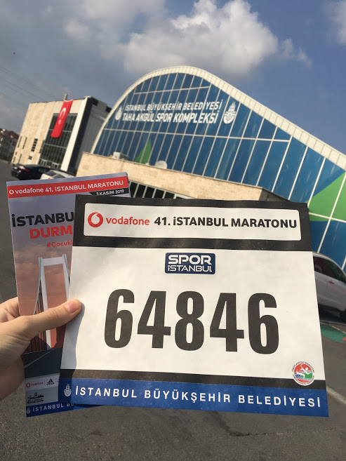 istanbul maratonu göğüs numarası ve t-shirt