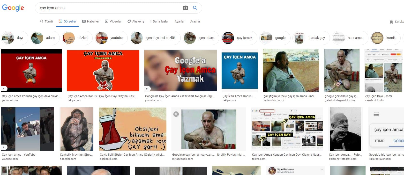 çay içen amca